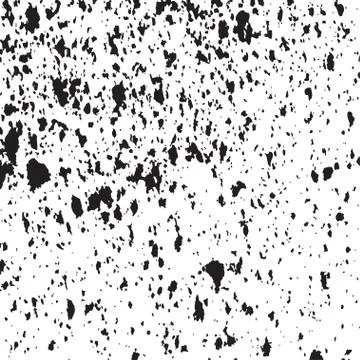 Grainy grunge abstract texture on white background. Vector splatter Stock Illustration