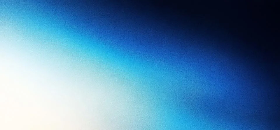Grainy light flare grainy texture blue glow Illustrazione stock