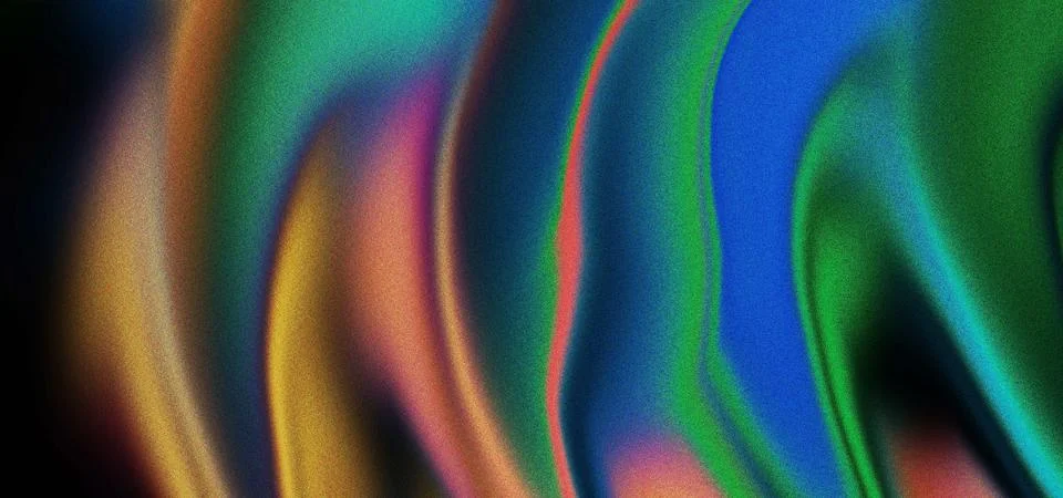 Grainy Multicolor Neon Abstract Gradient Background Stock Illustration