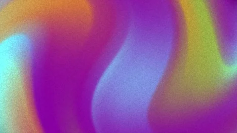 Grainy multicolor wavy abstract gradient shapes blend soft artistic blurred . Stock Footage 335467795