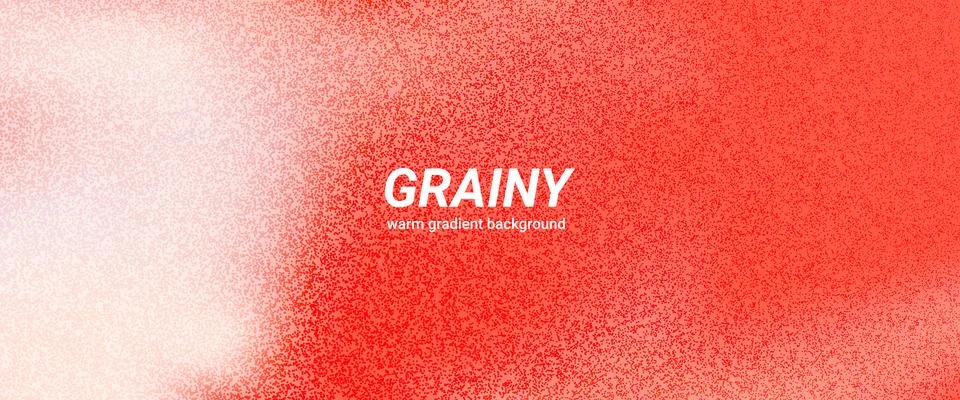 Grainy red blur background with soft white gradation for poster layout. Misty Stock Illustration