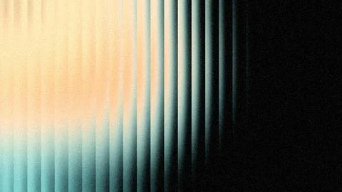 Grainy ribbed glass gradient background in pastel tones with vertical lines.. Stockillustratie
