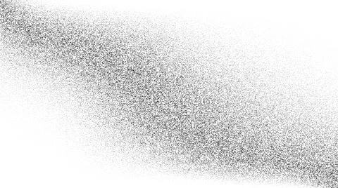 Grainy sand texture. Wavy stippled gradient background. Grunge noise dotwork Illustrazione stock