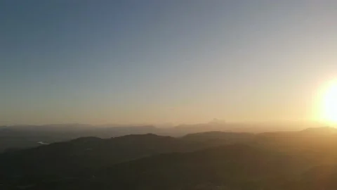 Grainy Sunset 4K Stock Footage 229757696