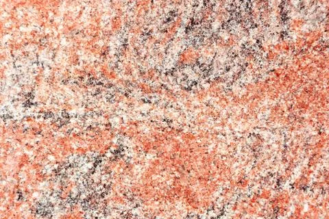 Grainy surface red gray granite, texture background Stock Photos