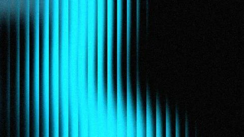 Grainy teal blue ribbed gradient background with vertical wave lines and no.. Stock Illustration