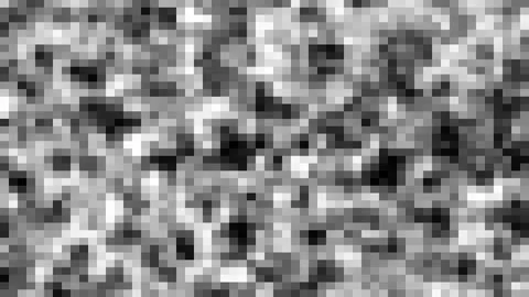 Grainy Television Static with Black Bar Overlay in Cinematic Motion Stock Footage 340940878