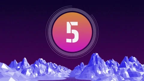 Grainy Terrain Countdown ~ After Effects Template #144739851
