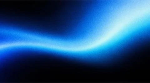Grainy texture and glowing blue light wave Illustrazione stock