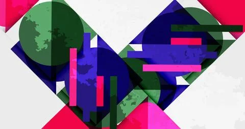 Grainy texture geometric abstract background. Vector Illustration For Wallpaper Stock Illustration