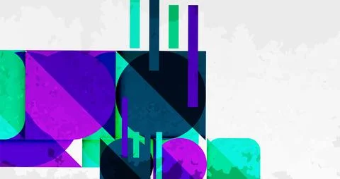 Grainy texture geometric abstract background. Vector Illustration For Wallpaper Stock Illustration