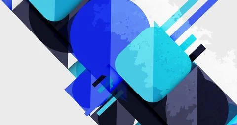 Grainy texture geometric abstract background. Vector Illustration For Wallpaper Stock Illustration