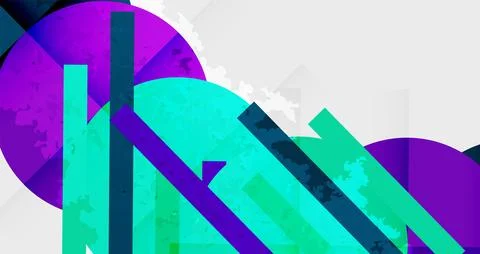 Grainy texture geometric abstract background. Vector Illustration For Wallpaper Stock Illustration