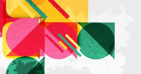 Grainy texture geometric abstract background. Vector Illustration For Wallpaper Stock Illustration