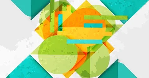 Grainy texture geometric abstract background. Vector Illustration For Wallpaper Stock Illustration