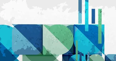 Grainy texture geometric abstract background. Vector Illustration For Wallpaper Stock Illustration