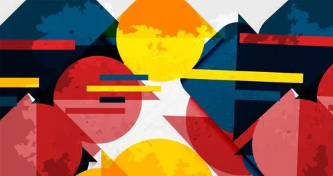 Grainy texture geometric abstract background. Vector Illustration For Wallpaper Stock Illustration