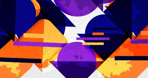 Grainy texture geometric abstract background. Vector Illustration For Wallpaper Stock Illustration