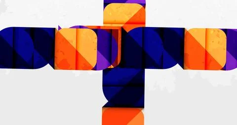 Grainy texture geometric abstract background. Vector Illustration For Wallpaper Stock Illustration