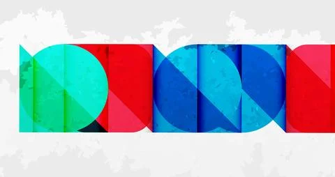 Grainy texture geometric abstract background. Vector Illustration For Wallpaper Stock Illustration