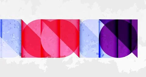 Grainy texture geometric abstract background. Vector Illustration For Wallpaper Stock Illustration