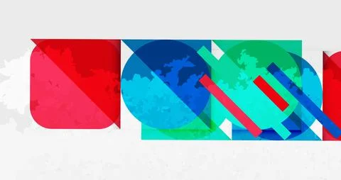 Grainy texture geometric abstract background. Vector Illustration For Wallpaper Stock Illustration