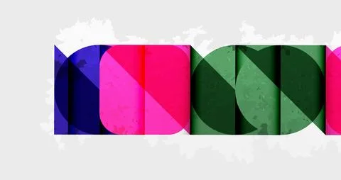 Grainy texture geometric abstract background. Vector Illustration For Wallpaper Illustrazione stock