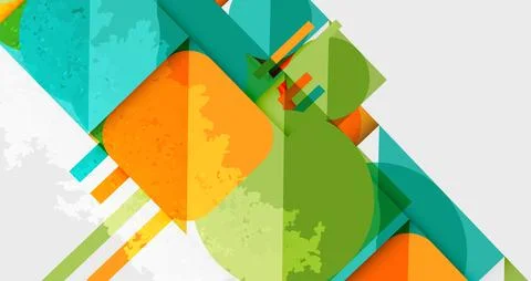 Grainy texture geometric abstract background. Vector Illustration For Wallpaper Stock Illustration