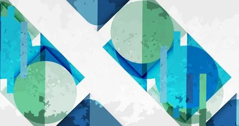 Grainy texture geometric abstract background. Vector Illustration For Wallpaper Stock Illustration