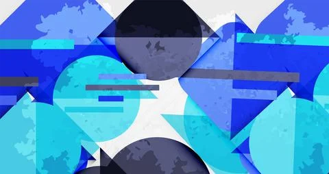 Grainy texture geometric abstract background. Vector Illustration For Wallpaper Stock Illustration