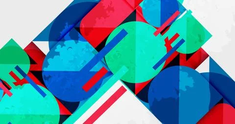 Grainy texture geometric abstract background. Vector Illustration For Wallpaper Stock Illustration
