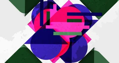 Grainy texture geometric abstract background. Vector Illustration For Wallpaper Illustrazione stock