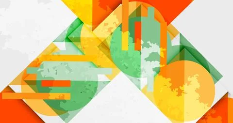Grainy texture geometric abstract background. Vector Illustration For Wallpaper Stock Illustration