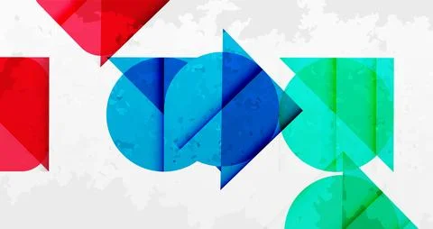 Grainy texture geometric abstract background. Vector Illustration For Wallpaper Illustrazione stock