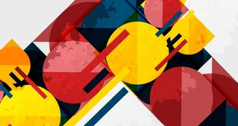 Grainy texture geometric abstract background. Vector Illustration For Wallpaper Stock Illustration