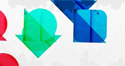 Grainy texture geometric abstract background. Vector Illustration For Wallpaper Stock Illustration