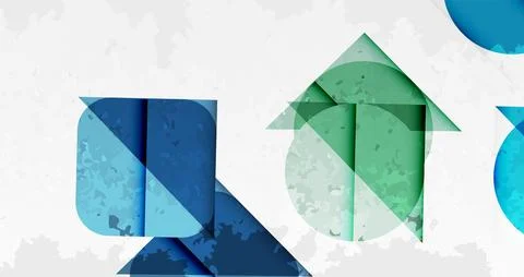 Grainy texture geometric abstract background. Vector Illustration For Wallpaper Stock Illustration