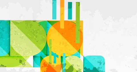Grainy texture geometric abstract background. Vector Illustration For Wallpaper Illustrazione stock