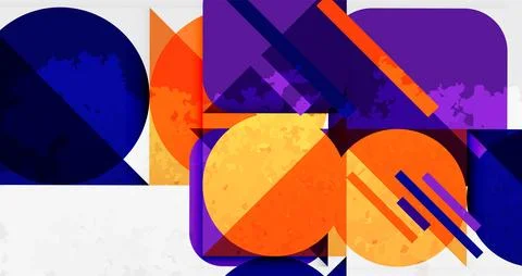Grainy texture geometric abstract background. Vector Illustration For Wallpaper Stock Illustration