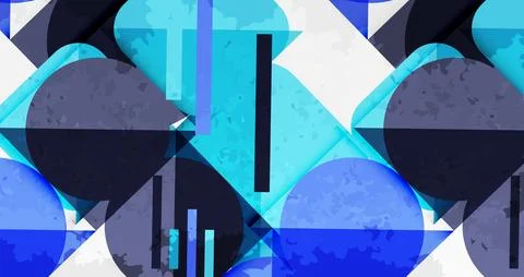 Grainy texture geometric abstract background. Vector Illustration For Wallpaper Stock Illustration