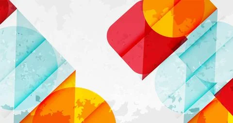 Grainy texture geometric abstract background. Vector Illustration For Wallpaper Stock Illustration