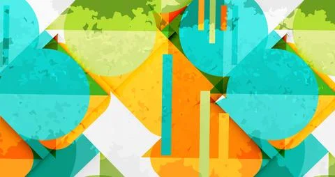 Grainy texture geometric abstract background. Vector Illustration For Wallpaper Stock Illustration