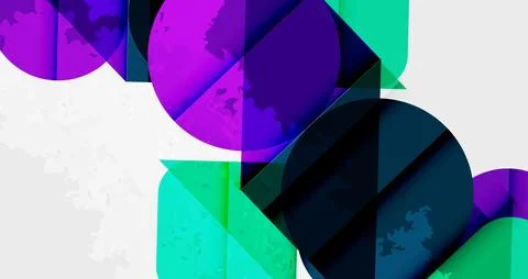 Grainy texture geometric abstract background. Vector Illustration For Wallpaper Stock Illustration