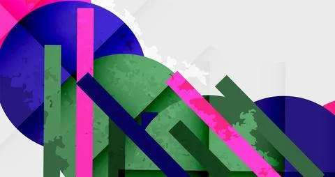 Grainy texture geometric abstract background. Vector Illustration For Wallpaper Stock Illustration