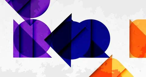 Grainy texture geometric abstract background. Vector Illustration For Wallpaper Stock Illustration
