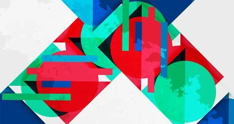 Grainy texture geometric abstract background. Vector Illustration For Wallpaper Stock Illustration