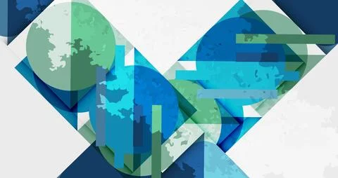 Grainy texture geometric abstract background. Vector Illustration For Wallpaper Stock Illustration