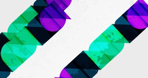 Grainy texture geometric abstract background. Vector Illustration For Wallpaper Illustrazione stock
