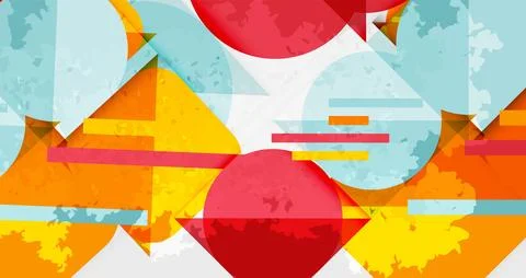 Grainy texture geometric abstract background. Vector Illustration For Wallpaper Illustrazione stock