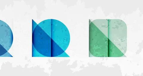 Grainy texture geometric abstract background. Vector Illustration For Wallp.. Stock Illustration